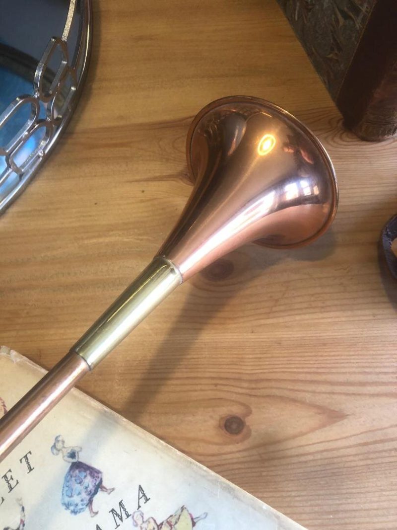 Brass and Copper Hunting Horn